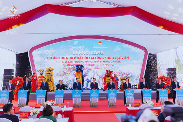 Lễ khởi công dự án tại tổng kho 3 Lạc Viên
