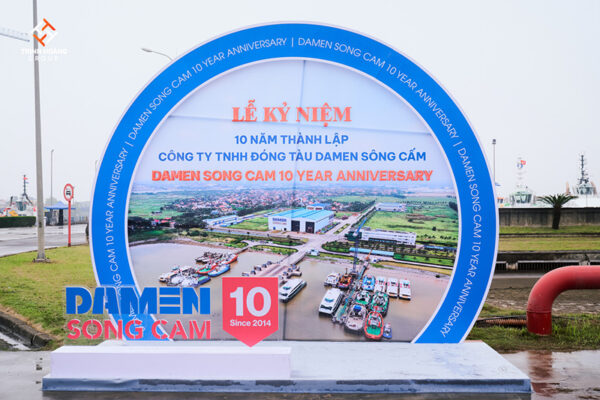 Lễ kỷ niệm 10 năm thành lập công ty TNHH đóng tàu Damen Sông Cấm